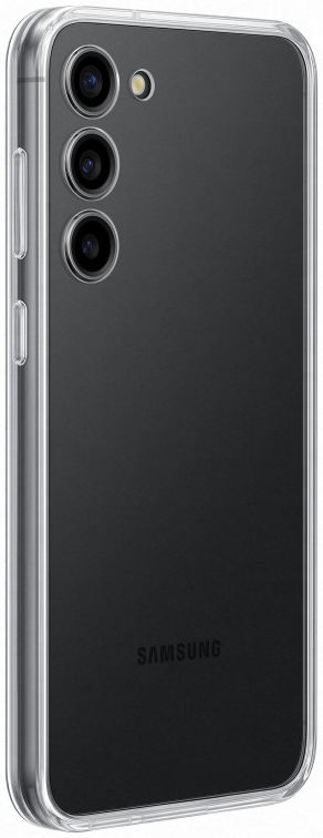 Origineel Samsung Galaxy S23 Plus Hoesje Frame Case Transparant Zwart afbeelding 4