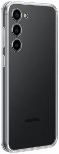 Origineel Samsung Galaxy S23 Plus Hoesje Frame Case Transparant Zwart afbeelding 4