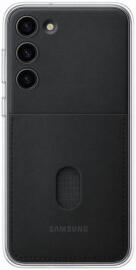 Origineel Samsung Galaxy S23 Plus Hoesje Frame Case Transparant Zwart
