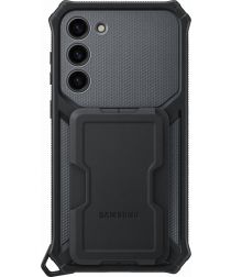 Origineel Samsung Galaxy S23 Plus Hoesje Rugged Gadget Case Zwart