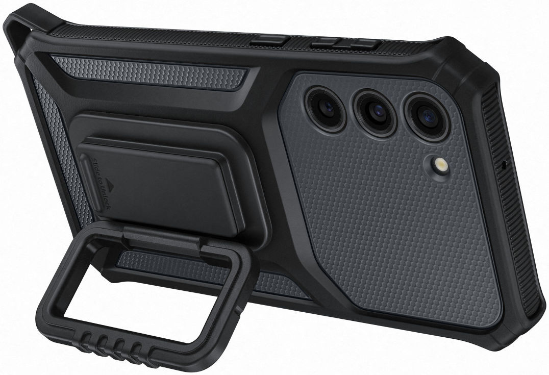 Origineel Samsung Galaxy S23 Plus Hoesje Rugged Gadget Case Zwart afbeelding 4