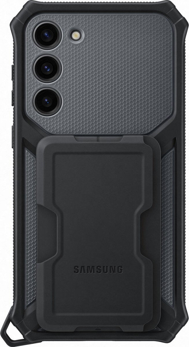 Origineel Samsung Galaxy S23 Plus Hoesje Rugged Gadget Case Zwart afbeelding 1