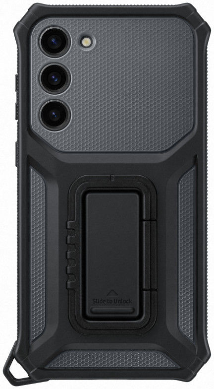 Origineel Samsung Galaxy S23 Plus Hoesje Rugged Gadget Case Zwart afbeelding 3