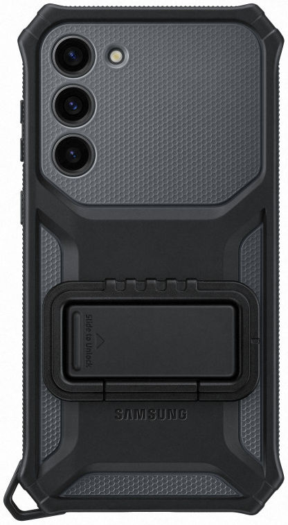 Origineel Samsung Galaxy S23 Plus Hoesje Rugged Gadget Case Zwart afbeelding 6