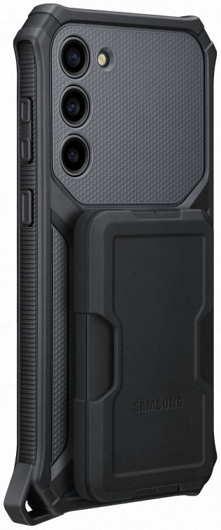 Origineel Samsung Galaxy S23 Plus Hoesje Rugged Gadget Case Zwart afbeelding 9