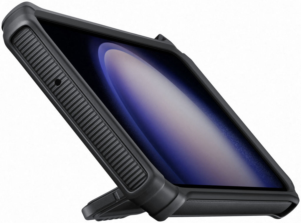 Origineel Samsung Galaxy S23 Plus Hoesje Rugged Gadget Case Zwart afbeelding 5