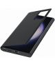 Origineel Samsung Galaxy S23 Ultra Hoesje Smart View Wallet Case Zwart