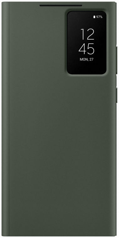 Origineel Samsung Galaxy S23 Ultra Hoesje Smart View Wallet Case Groen afbeelding 1