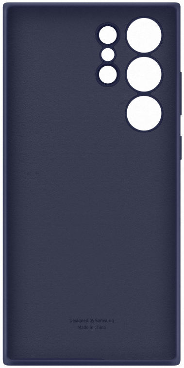 Origineel Samsung S23 Ultra Hoesje Silicone Case Back Cover Blauw afbeelding 4