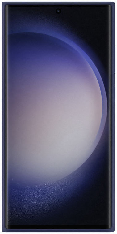 Origineel Samsung S23 Ultra Hoesje Silicone Case Back Cover Blauw afbeelding 6