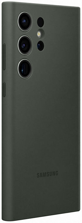 Origineel Samsung S23 Ultra Hoesje Silicone Case Back Cover Groen afbeelding 2