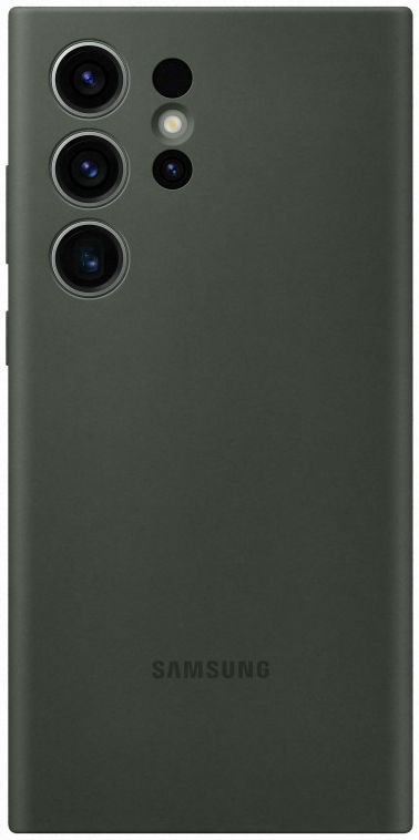 Origineel Samsung S23 Ultra Hoesje Silicone Case Back Cover Groen afbeelding 1
