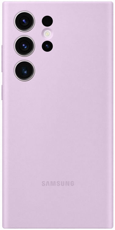 Origineel Samsung S23 Ultra Hoesje Silicone Case Back Cover Paars afbeelding 2