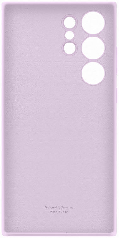Origineel Samsung S23 Ultra Hoesje Silicone Case Back Cover Paars afbeelding 5