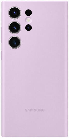 Origineel Samsung S23 Ultra Hoesje Silicone Case Back Cover Paars afbeelding 2