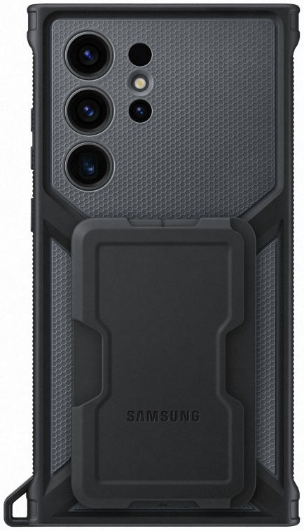 Origineel Samsung Galaxy S23 Ultra Hoesje Rugged Gadget Case Zwart afbeelding 1