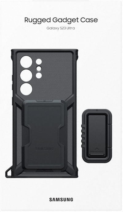 Origineel Samsung Galaxy S23 Ultra Hoesje Rugged Gadget Case Zwart afbeelding 11