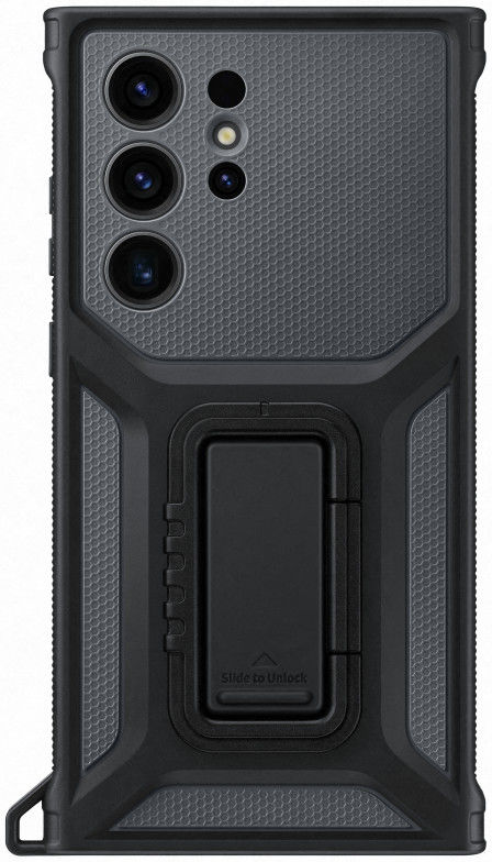 Origineel Samsung Galaxy S23 Ultra Hoesje Rugged Gadget Case Zwart afbeelding 3