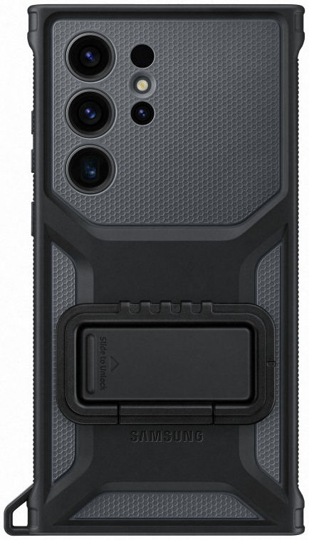 Origineel Samsung Galaxy S23 Ultra Hoesje Rugged Gadget Case Zwart afbeelding 4