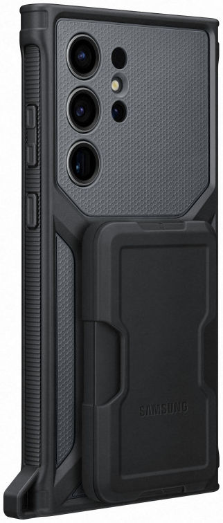 Origineel Samsung Galaxy S23 Ultra Hoesje Rugged Gadget Case Zwart afbeelding 7