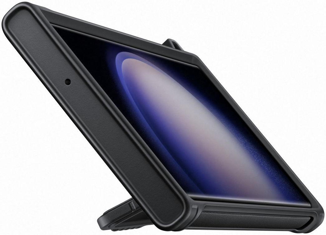 Origineel Samsung Galaxy S23 Ultra Hoesje Rugged Gadget Case Zwart afbeelding 9