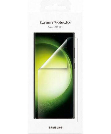 Originele Samsung Galaxy S23 Ultra Screen Protector Folie (2-Pack) Screen Protectors