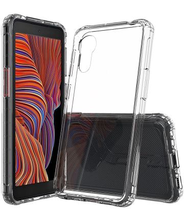 Samsung Galaxy Xcover 5 Hoesje Armor Back Cover Transparant Hoesjes