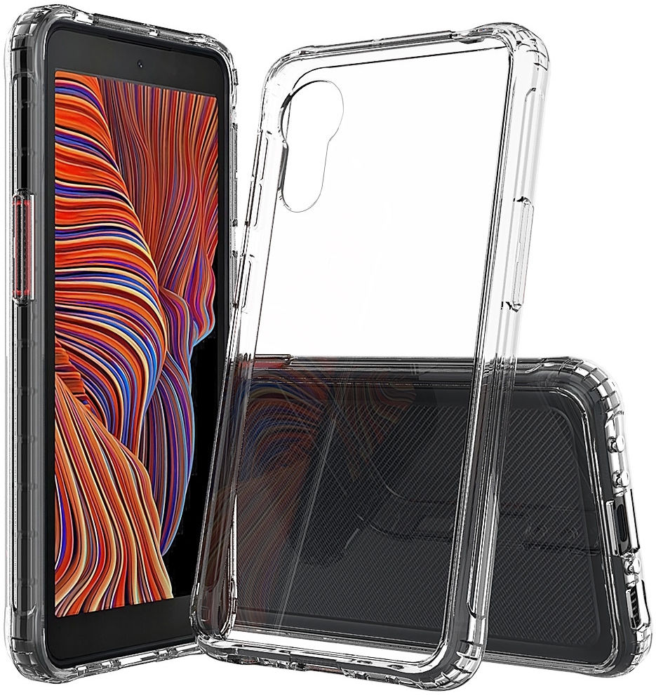 Samsung Galaxy Xcover 5 Hoesje Armor Back Cover Transparant afbeelding 1
