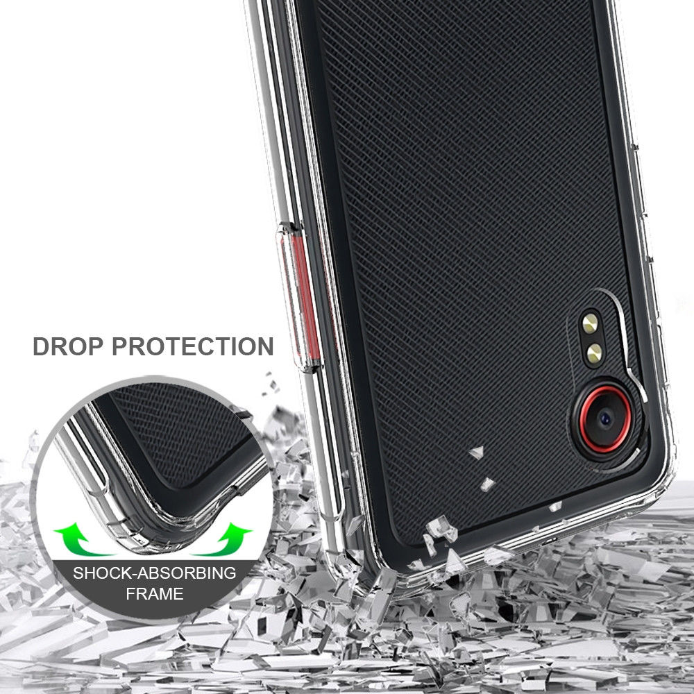 Samsung Galaxy Xcover 5 Hoesje Armor Back Cover Transparant afbeelding 3