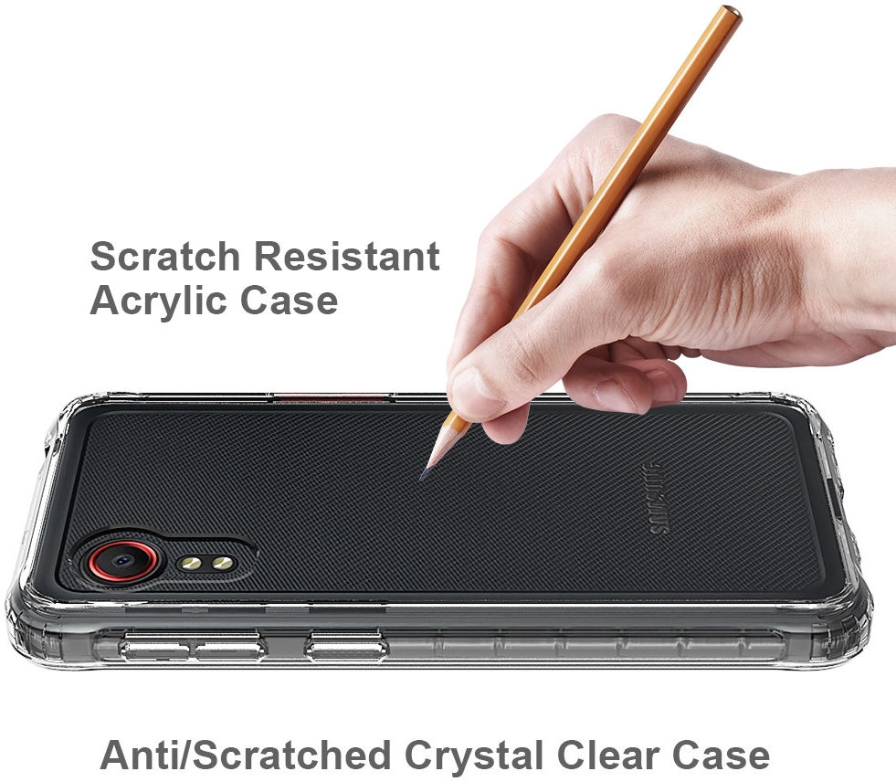 Samsung Galaxy Xcover 5 Hoesje Armor Back Cover Transparant afbeelding 6