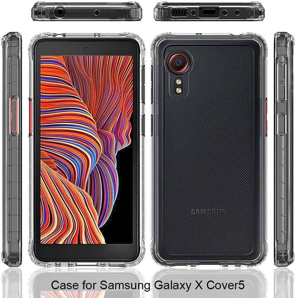Samsung Galaxy Xcover 5 Hoesje Armor Back Cover Transparant afbeelding 7