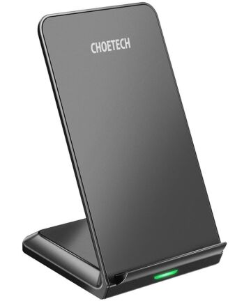 Choetech Wireless Charging Stand Universele Telefoonhouder 15W Zwart Opladers
