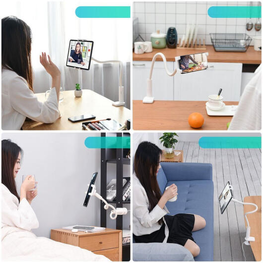 Choetech Bureau Telefoonhouder Zwanenhals met Draadloos Opladen 15W afbeelding 7