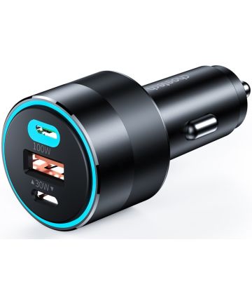 Choetech 3A USB/USB-C Auto Snellader 130W met Power Delivery en QC 4.0 Opladers