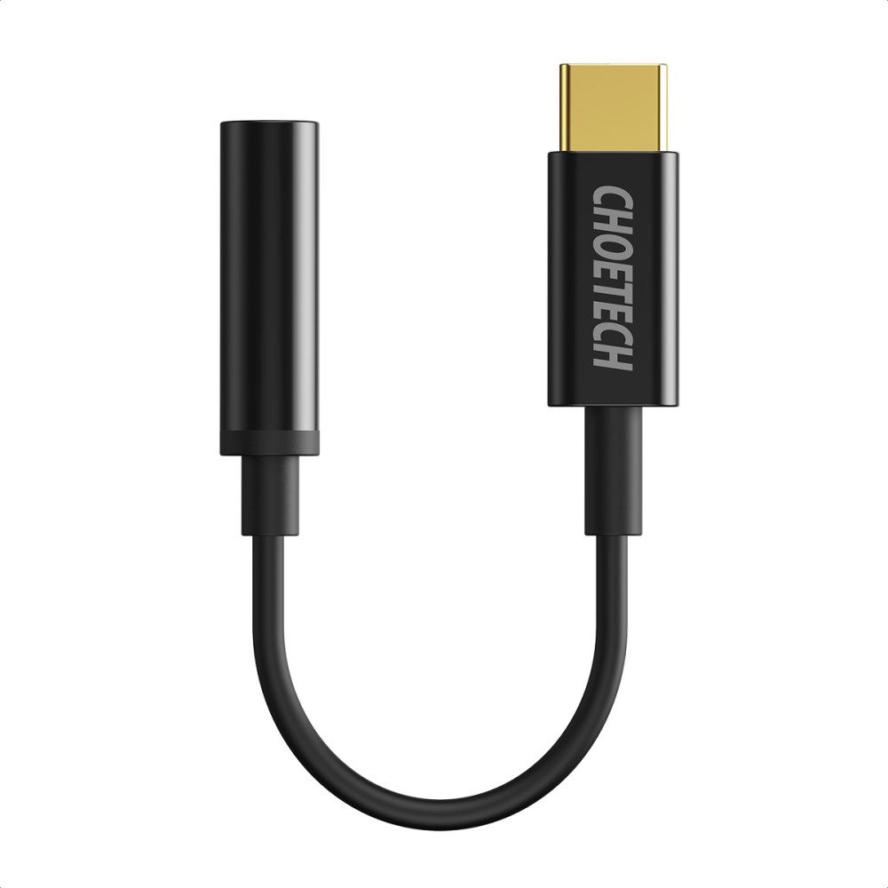 Choetech USB-C naar 3.5mm Jack Audio Adapter met DAC Chip afbeelding 2