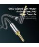 Essager 90° 3.5mm Jack Aux Kabel HiFi Audio met Haakse Hoek 1.5M Zwart