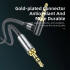 Essager 90° 3.5mm Jack Aux Kabel HiFi Audio met Haakse Hoek 1.5M Rood afbeelding 10