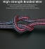 Essager 90° 3.5mm Jack Aux Kabel HiFi Audio met Haakse Hoek 1.5M Rood afbeelding 9