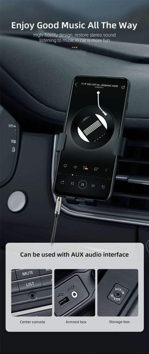 Essager 90° 3.5mm Jack Aux Kabel HiFi Audio met Haakse Hoek 1.5M Blauw afbeelding 5