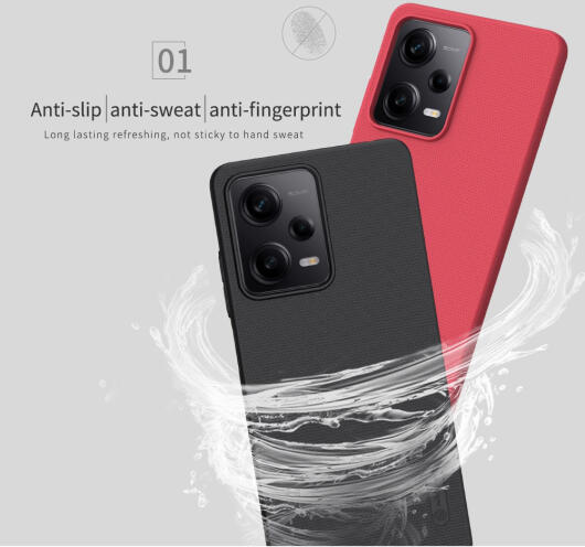 Nillkin Shield Xiaomi Redmi Note 12 Pro / Poco X5 Pro Hoesje Zwart afbeelding 5