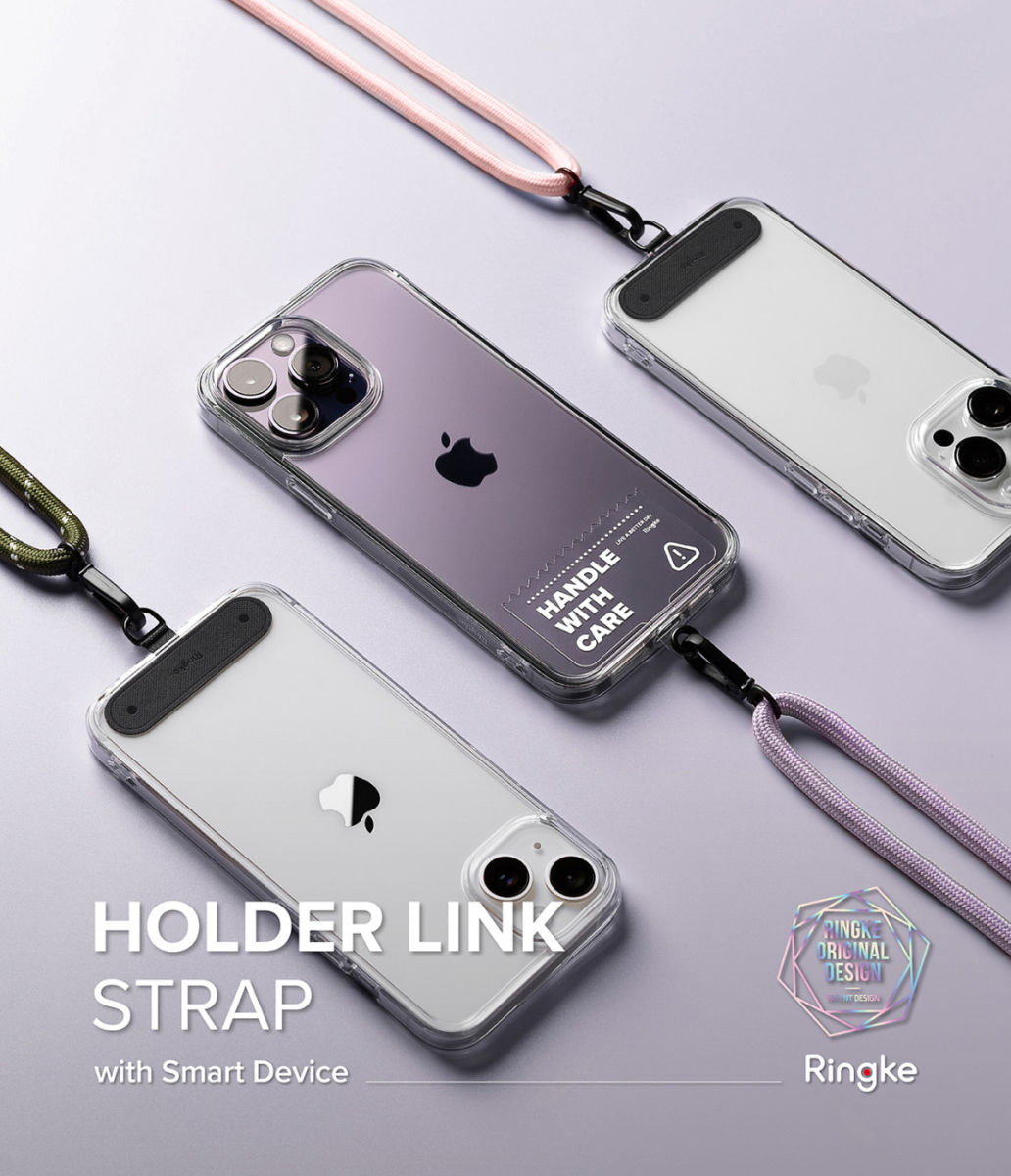 Ringke Holder Link Strap - Universeel Verstelbaar Telefoon Koord Paars afbeelding 14