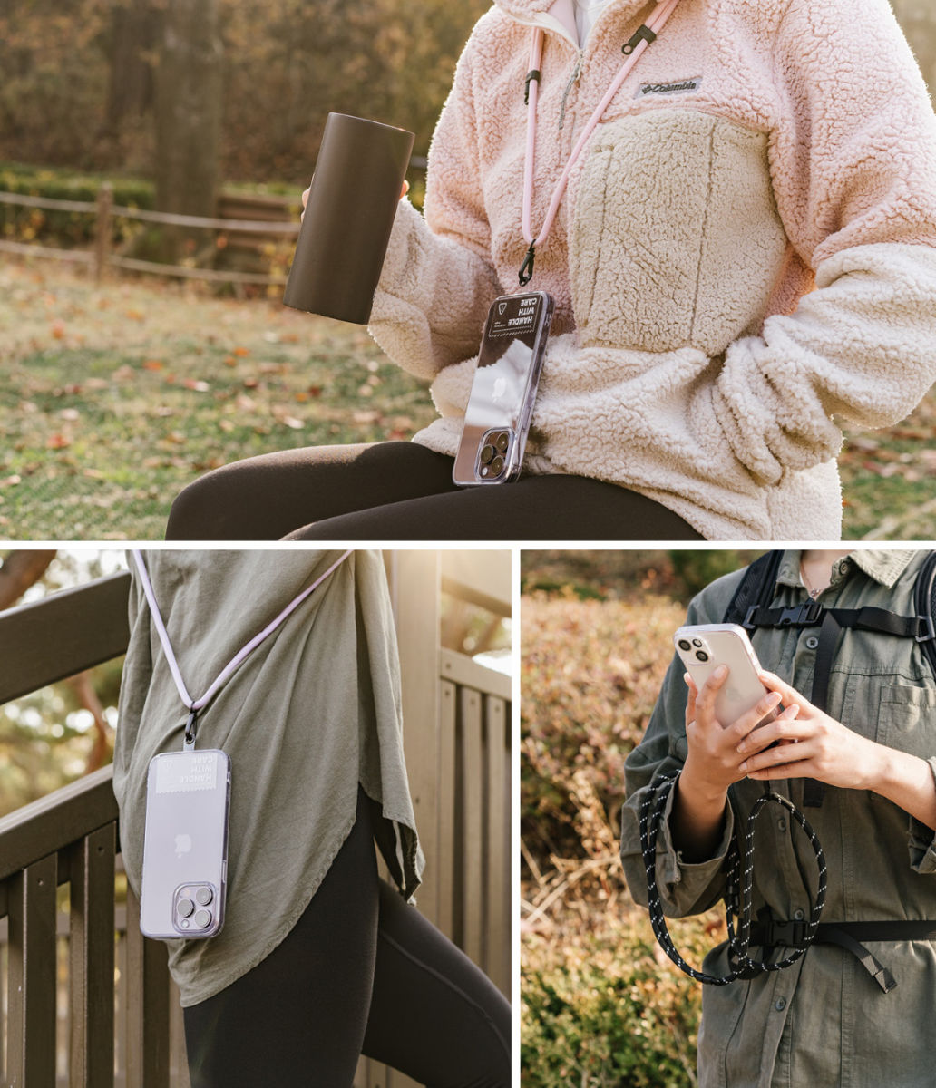 Ringke Holder Link Strap - Universeel Verstelbaar Telefoon Koord Paars afbeelding 3