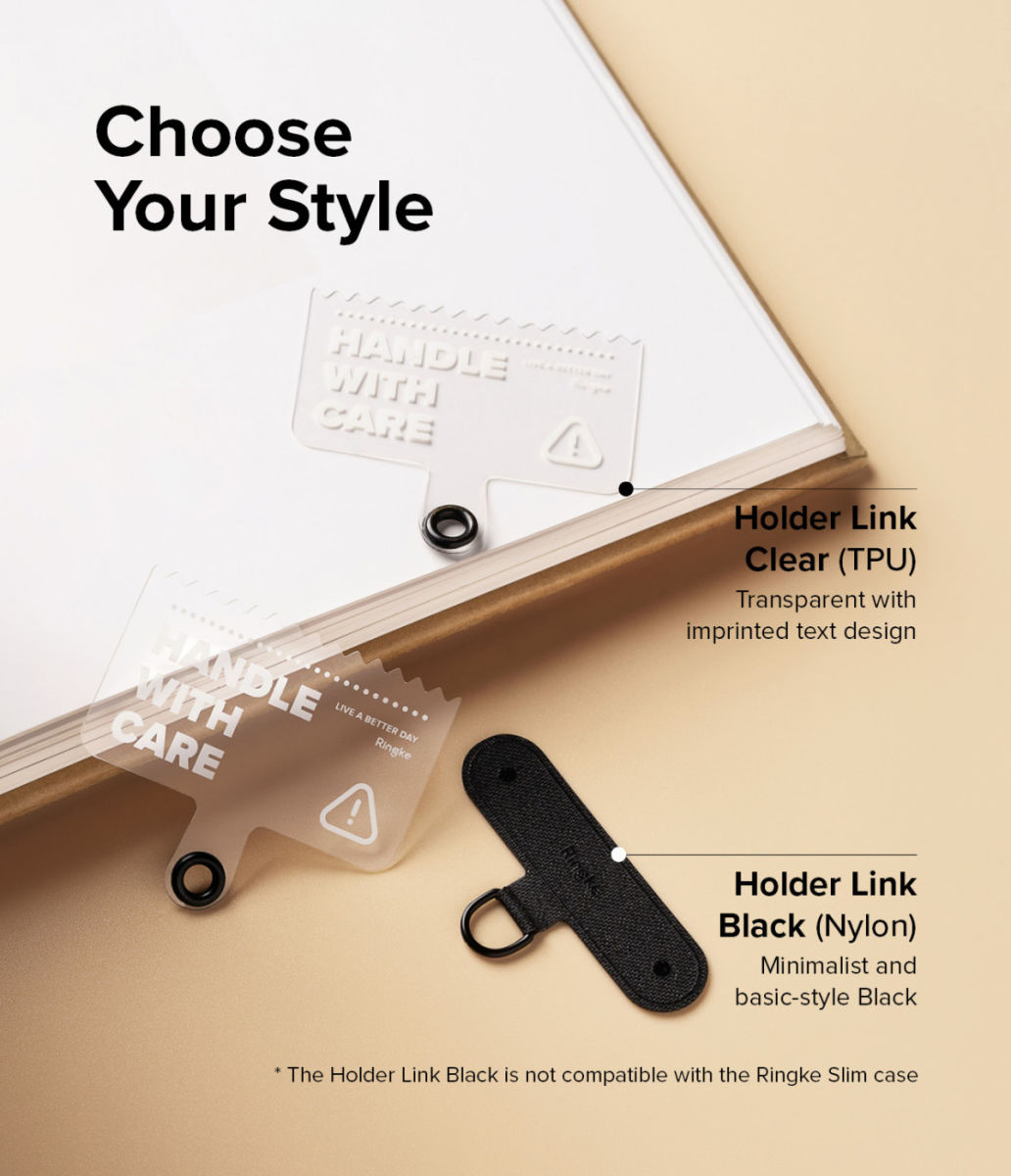 Ringke Holder Link Strap - Universeel Verstelbaar Telefoon Koord Paars afbeelding 4