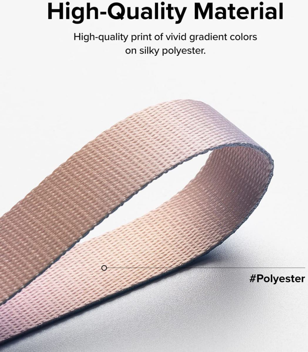 Ringke Design Hand Strap - Polsbandje voor Smartphone Roze afbeelding 5