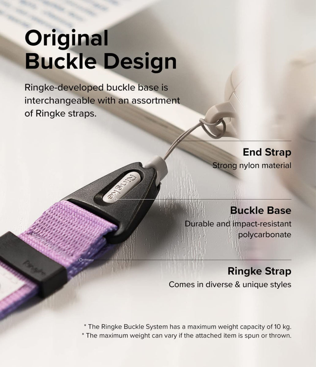 Ringke Design Hand Strap - Polsbandje voor Smartphone Roze afbeelding 6