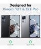 Ringke Fusion X Xiaomi 12T/12T Pro Hoesje Back Cover Transparant Zwart