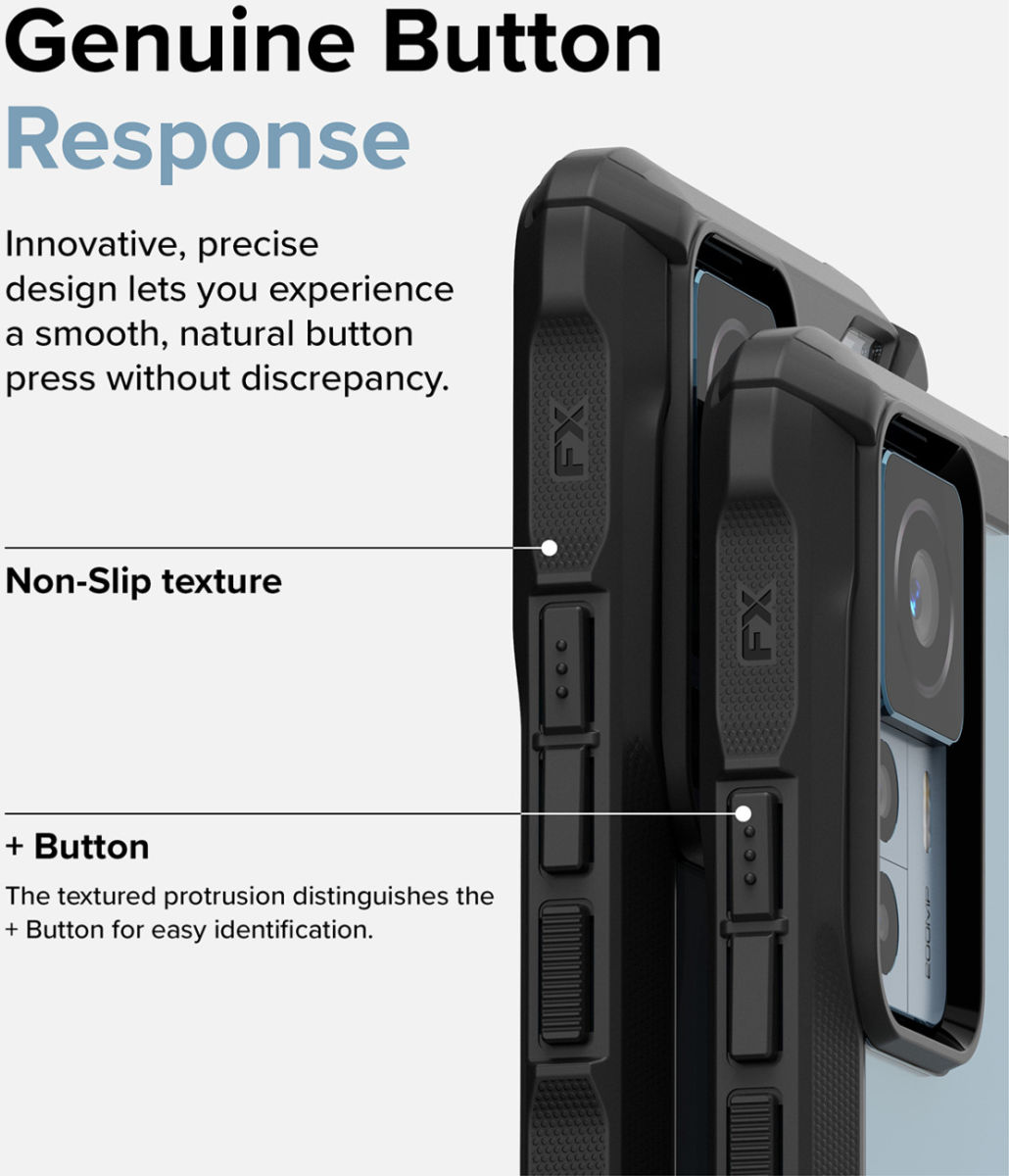 Ringke Fusion X Xiaomi 12T/12T Pro Hoesje Back Cover Transparant Zwart afbeelding 6