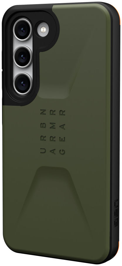 Urban Armor Gear Civilian Samsung Galaxy S23 Hoesje Back Cover Olive afbeelding 2