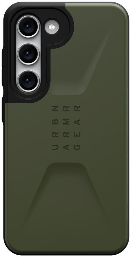 Urban Armor Gear Civilian Samsung Galaxy S23 Hoesje Back Cover Olive afbeelding 3
