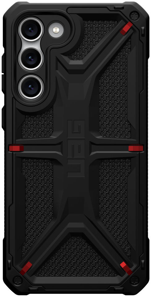 Urban Armor Gear Monarch Kevlar Samsung Galaxy S23 Plus Hoesje Zwart afbeelding 3